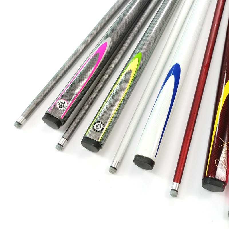 Professional Billiards Pool Carbon Colorful Cues - Carboncue