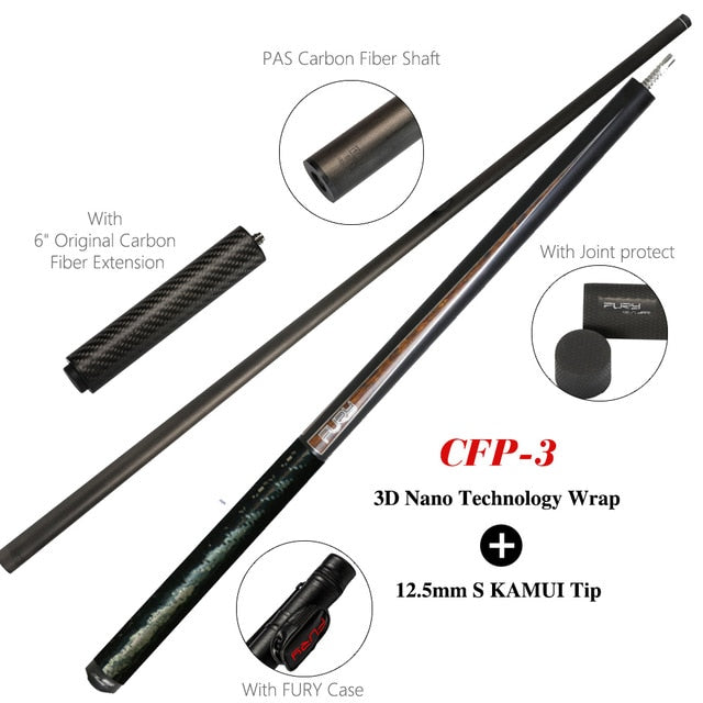 Fiber Tecnologia Shaft Billar Cue Stick - Carboncue