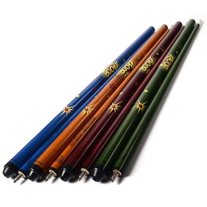 Billiard Cue Stick with Colorful Design - Carboncue